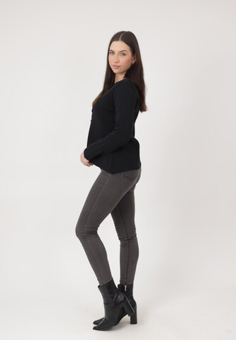 Chemisier Elara en noir