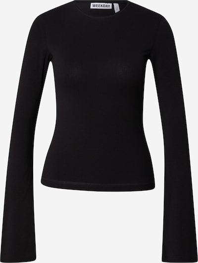Marškinėliai 'Violet' iš WEEKDAY, spalva – juoda, Prekių apžvalga