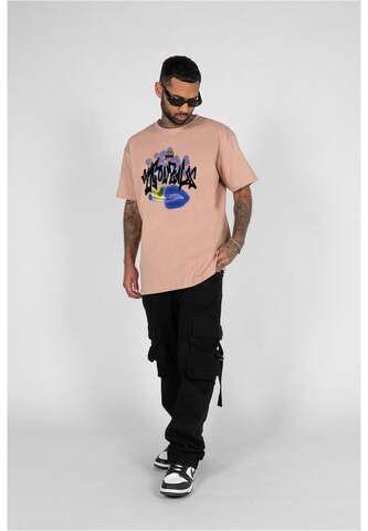 MJ Gonzales T-Shirt 'Kiss' in Beige