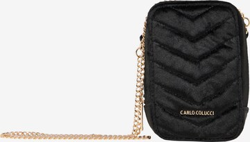 Sac �à bandoulière Carlo Colucci en noir : devant