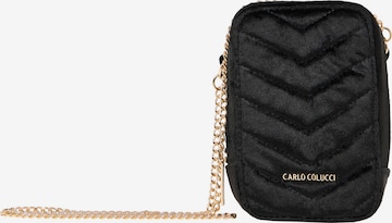 Carlo Colucci Crossbody Bag in Black: front