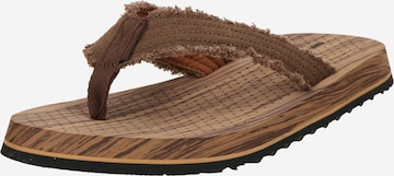 SKECHERS T-Bar Sandals 'Tantric - Fritz' in Brown: front