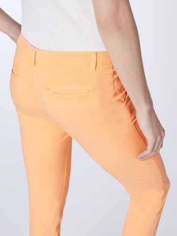 CHIEMSEE Slimfit Chinohose in Orange