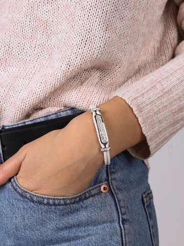 Bracelet 'Freunde für immer' Lucardi en argent : devant