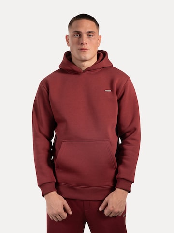 Veste de survêtement Smilodox en rouge : devant