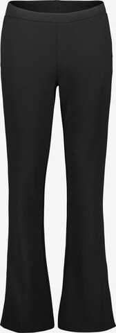Cartoon Flared Pants in Black: front