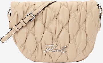 Geantă de umăr de la Karl Lagerfeld pe bej: față