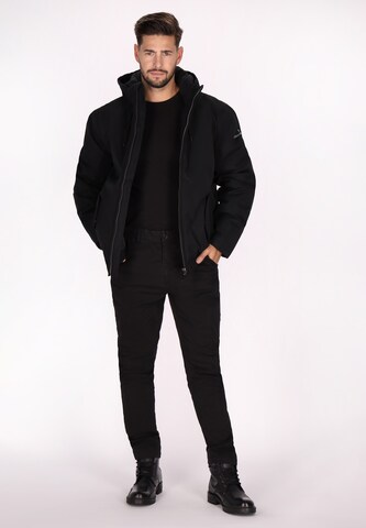 DreiMaster Maritim Winter jacket in Black