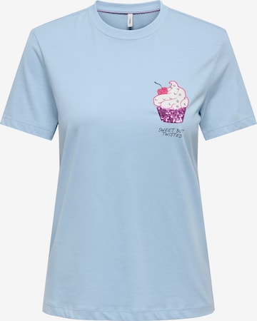 ONLY Shirt in Blau: Vorderseite