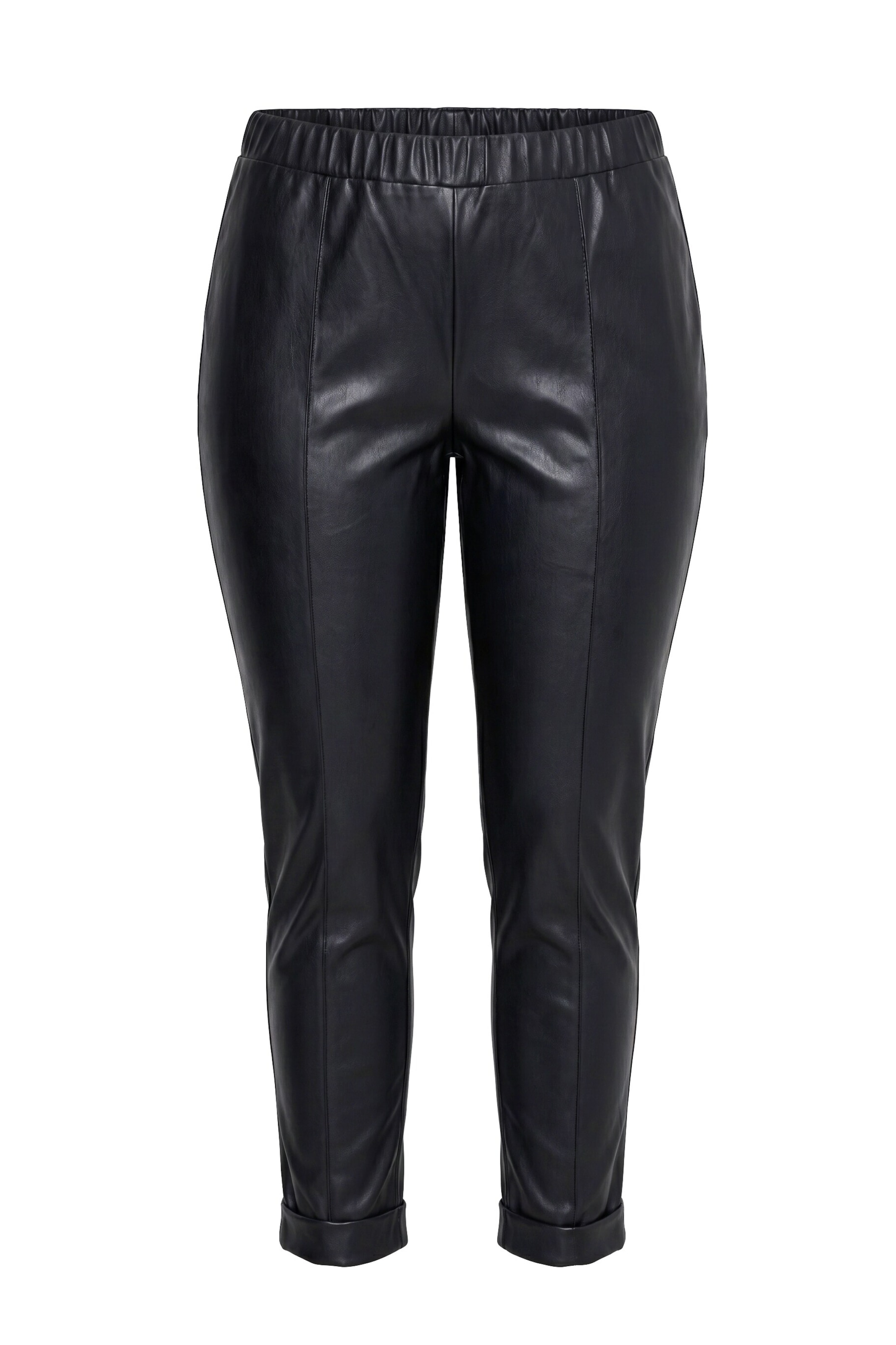 MIAMODA Slimfit Hose in Schwarz: Vorderseite