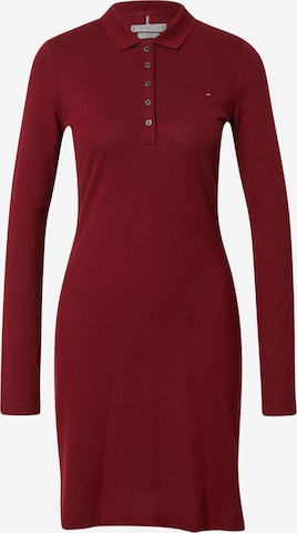 TOMMY HILFIGER Jurk in Rood: voorkant