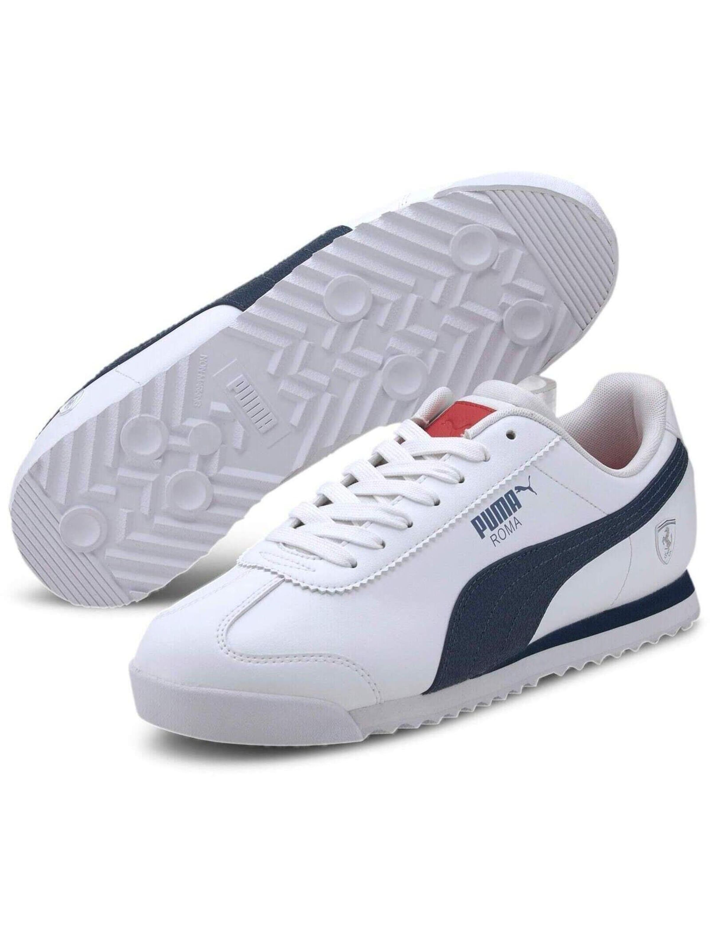 Scarpa sportiva 'Ferrari Style Roma' di PUMA in bianco: frontale