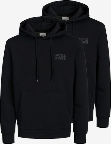 JACK & JONES Sweatshirt 'Corp' in Schwarz: Vorderseite