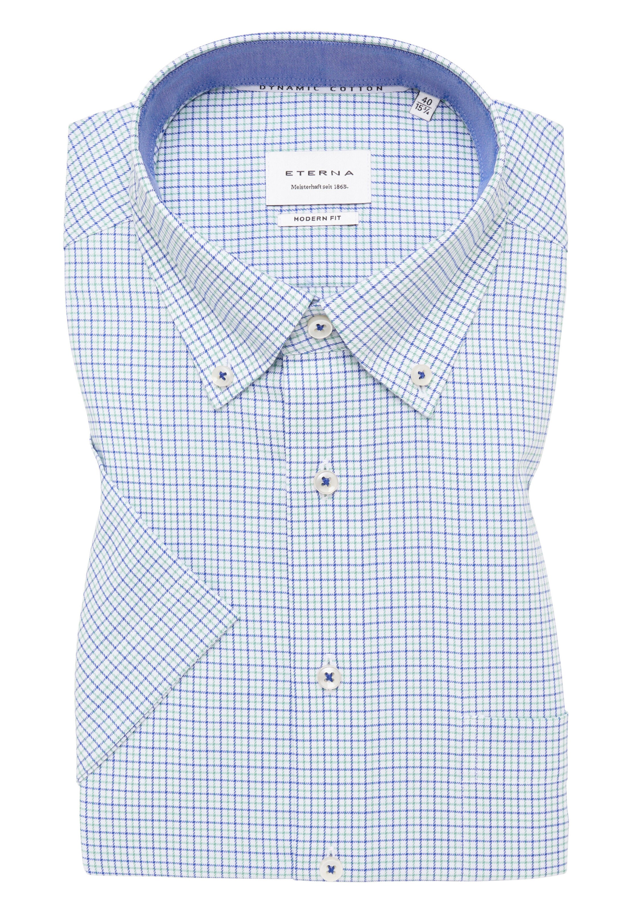 ETERNA Regular Fit Hemd in Weiß