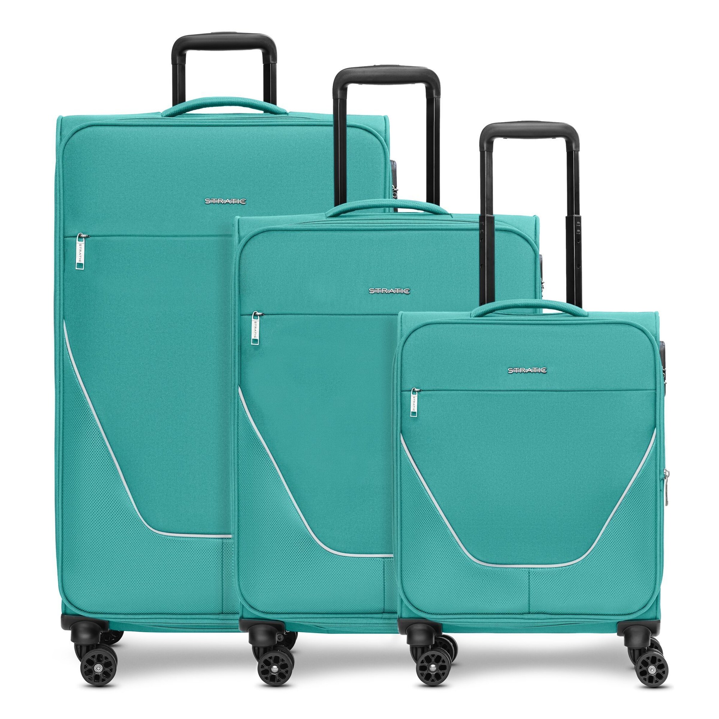 Stratic Suitcase Set in Blue: front