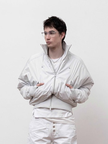 ENRAGE Overgangsjakke 'AUDIO BOMBER JACKET' i hvid