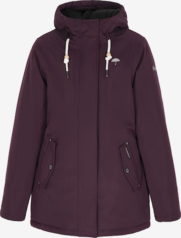 Schmuddelwedda Zimná bunda - Fialová: predná strana