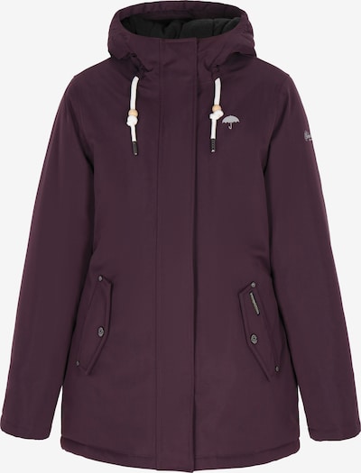 Schmuddelwedda Winterjacke in dunkellila, Produktansicht