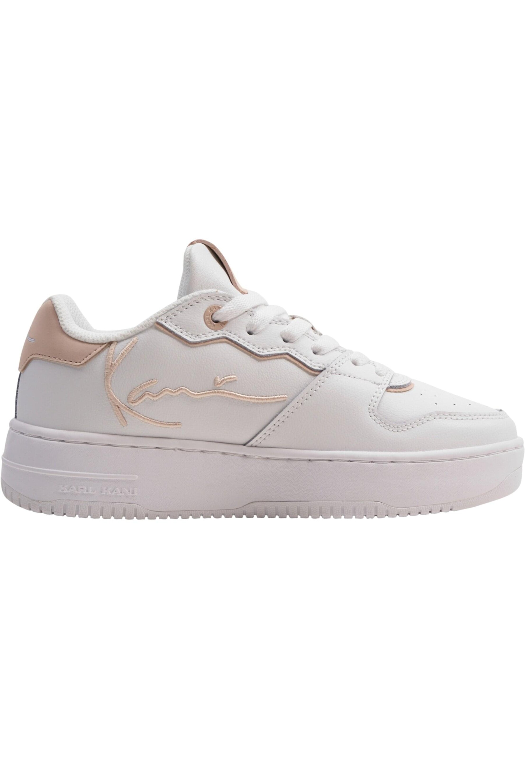 Karl Kani Platform trainers in White