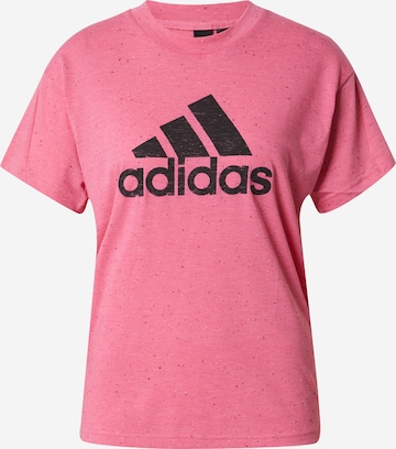 T-shirt fonctionnel 'Future Icons Winners 3.0' ADIDAS PERFORMANCE en rose : devant