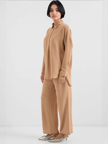 Bigdart - Calças de fato em castanho