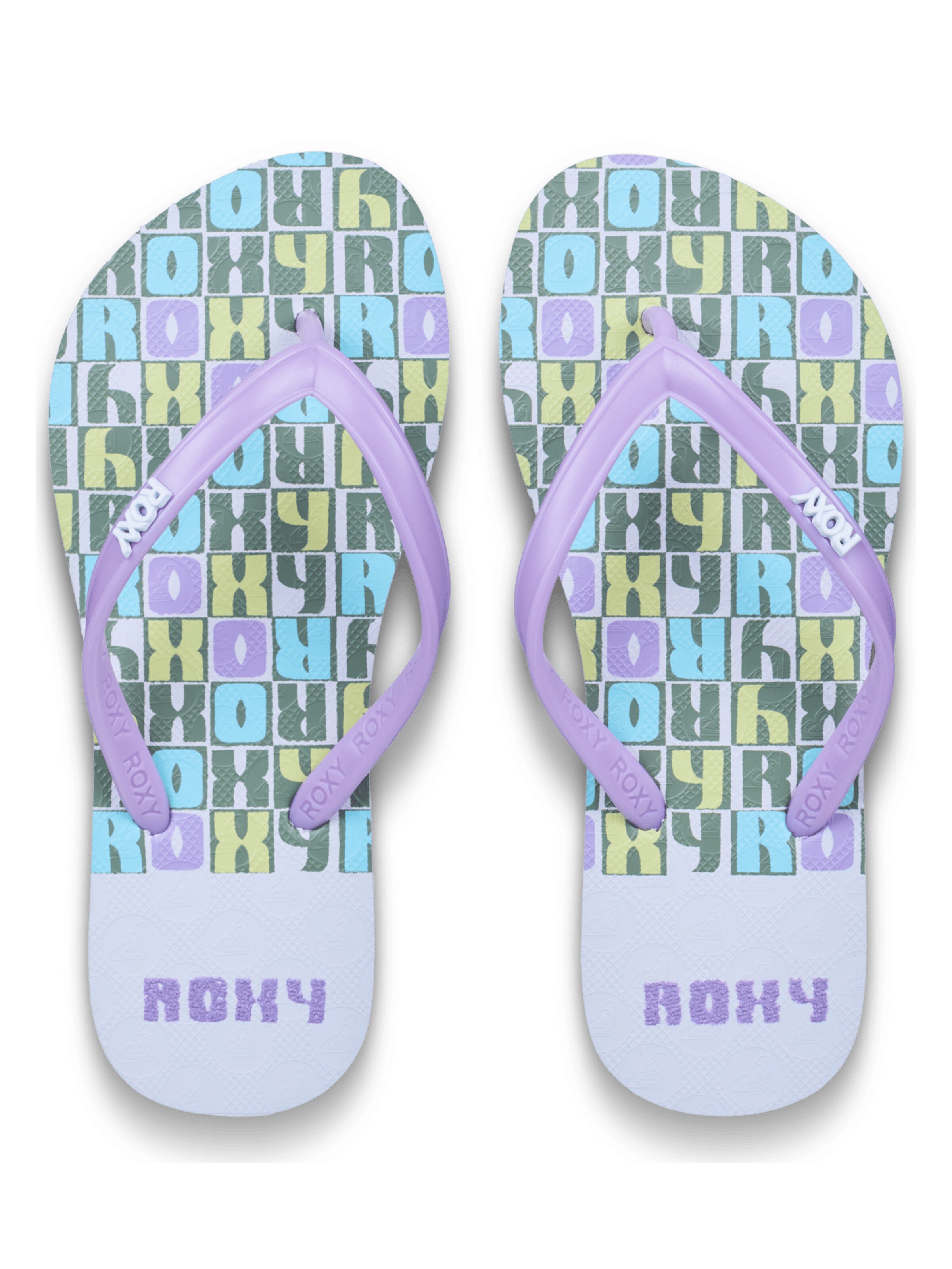 ROXY Sandals 'Rg Viva Stamp' in Purple