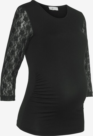 Neun Monate Shirt in Black