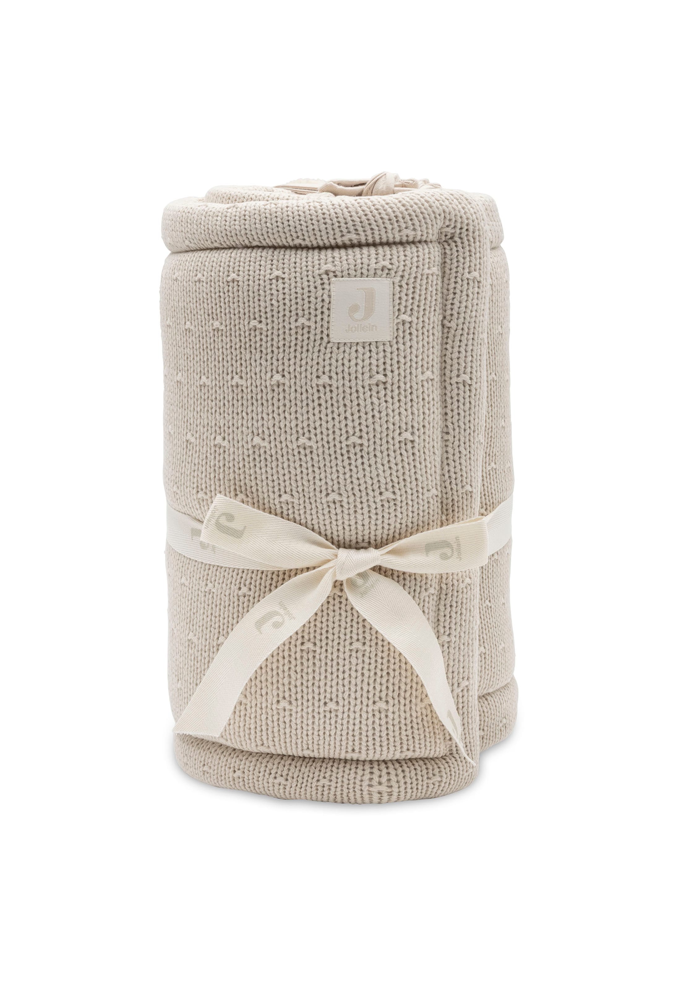 Jollein Bedding 'Sprinkle Knit' in Beige