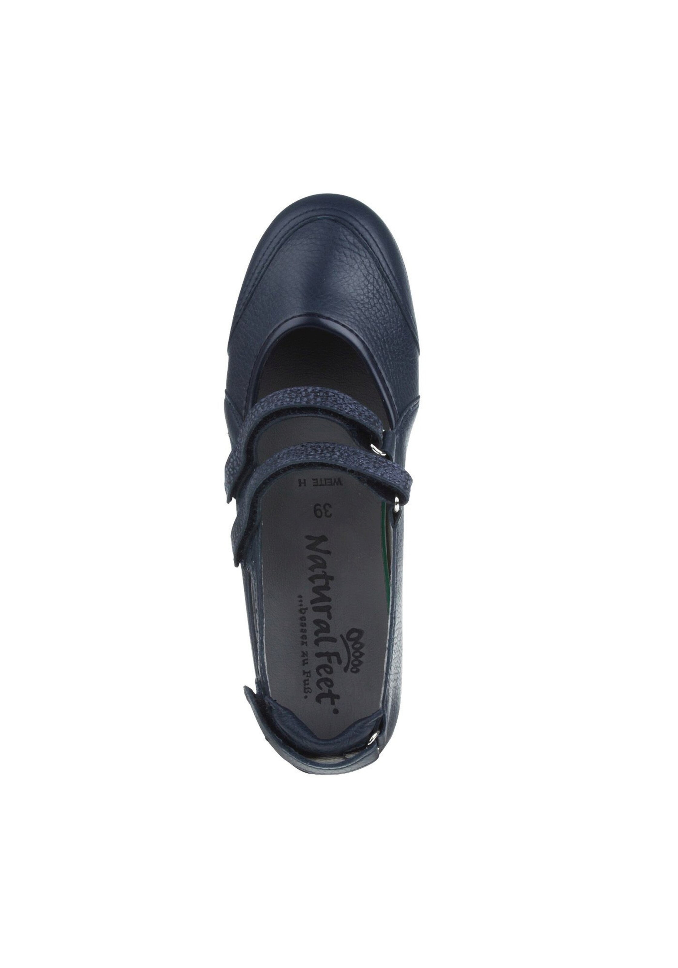 Natural Feet Strap ballerina in Blue