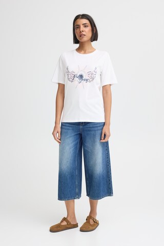 Pulz Shirts ' PZBETHANY ' i hvid