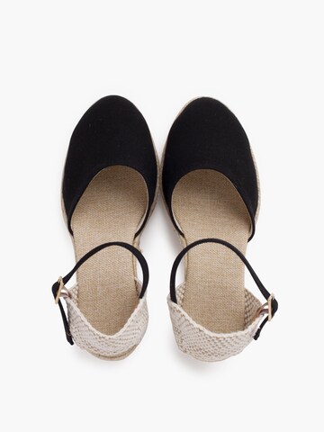 Sandales Pisamonas en noir