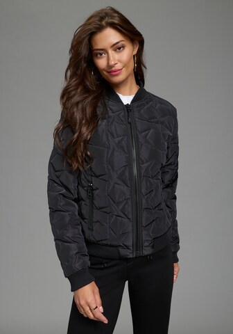 Bruno Banani LM Between-Season Jacket in Black: front