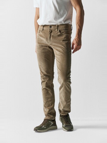regular Pantaloni di KOROSHI in beige: frontale