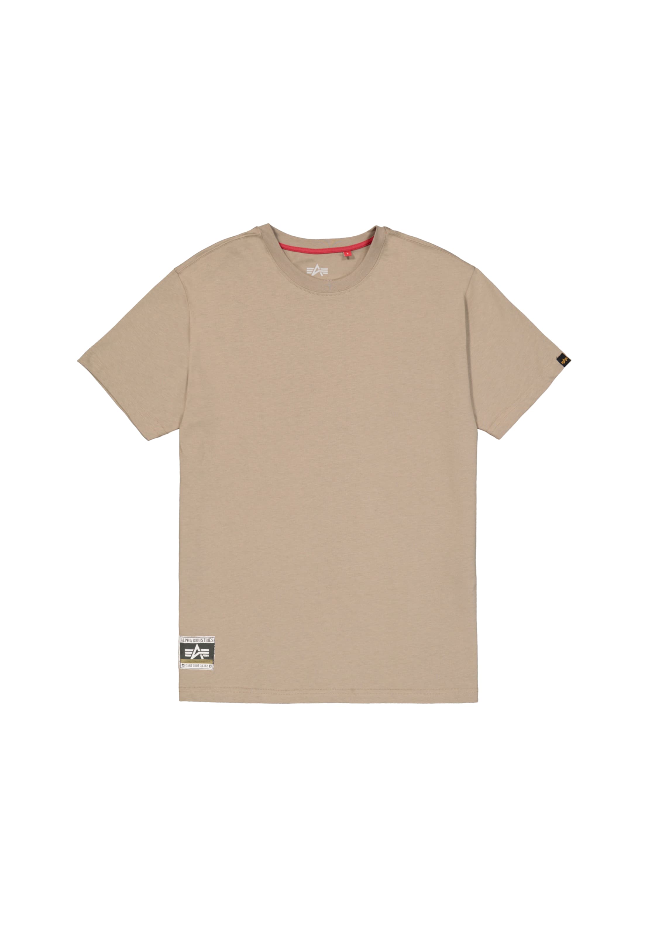 ALPHA INDUSTRIES Koszulka w kolorze beżowy: przód