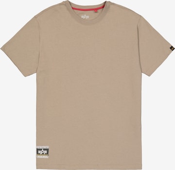 ALPHA INDUSTRIES Koszulka w kolorze beżowy: przód