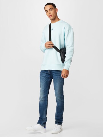 ADIDAS SPORTSWEAR Athletic Sweatshirt 'Essentials Feelvivid  Fleece Drop Shoulder' in Blue