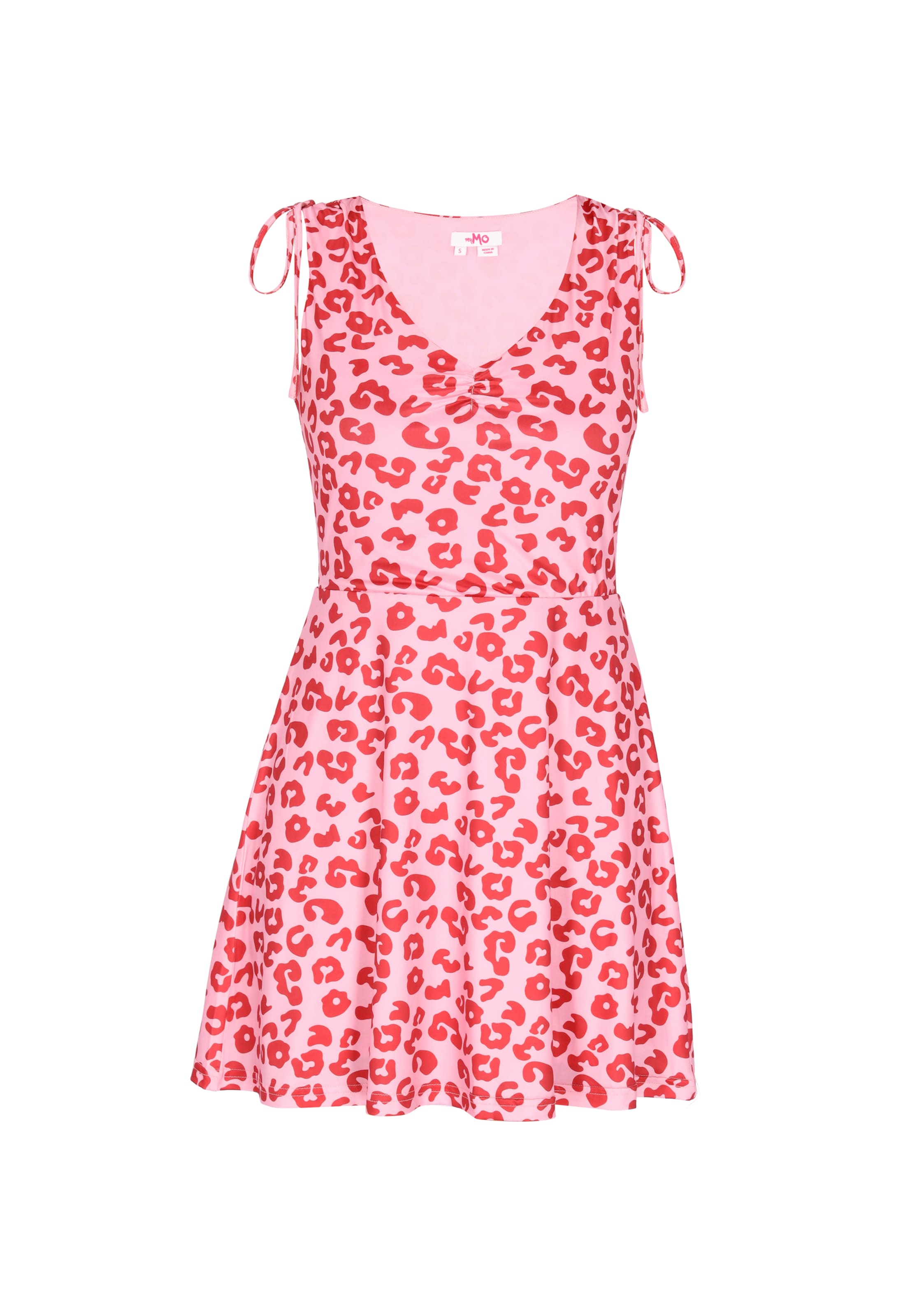 MYMO Robe en rose pastel / rouge, Vue avec produit