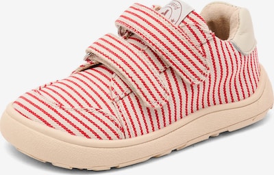 Pirmieji vaiko vaikščiojimo bateliai 'Skipper' iš BISGAARD, spalva – raudona / balta, Prekių apžvalga