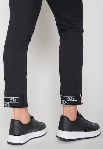 Slimfit Pantaloni chino di GREENBOMB in nero