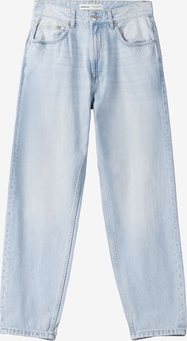 Loosefit Jean Bershka en bleu : devant