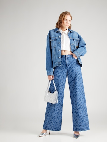 Wide Leg Jean Karl Lagerfeld en bleu