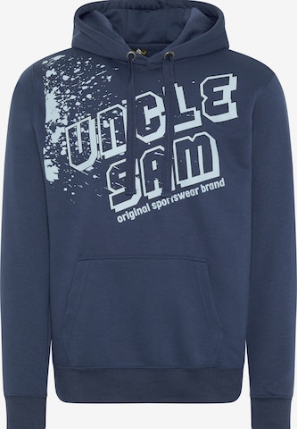 UNCLE SAM Sweatshirt in Blue: front