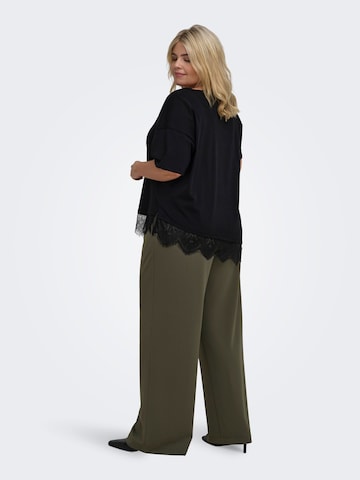 Wide Leg Pantalon à pince 'CARSTILLA' ONLY Carmakoma en vert