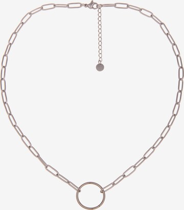 Leslii Necklace in Silver: front