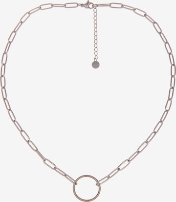 Leslii Necklace in Silver: front