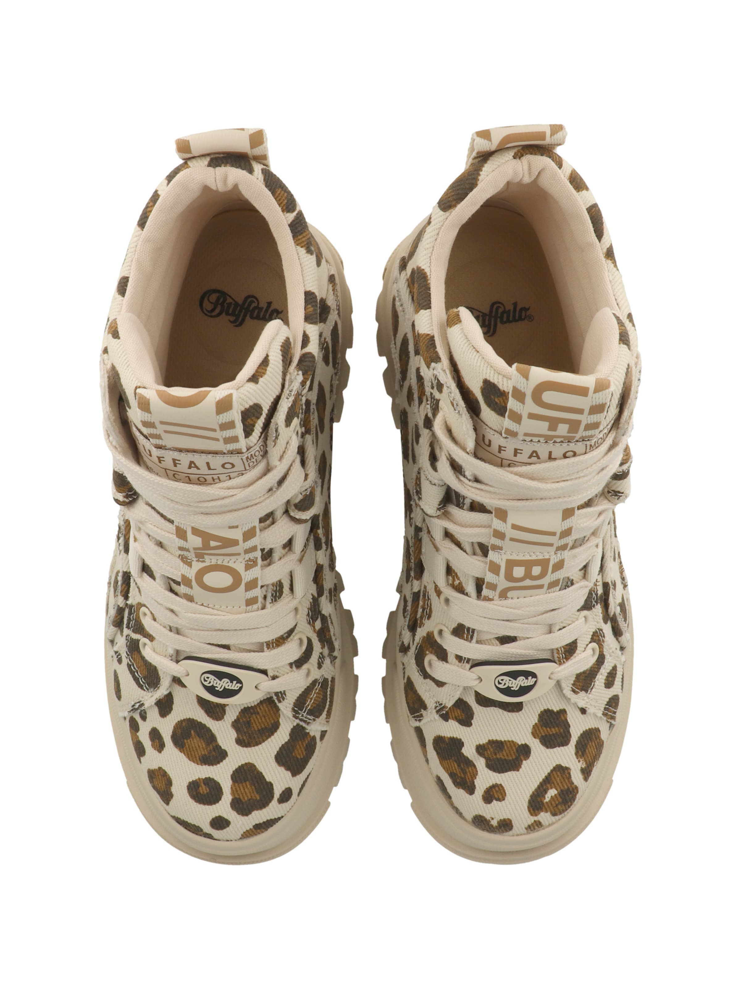 BUFFALO Veterlaarsjes 'Aspha' in Beige