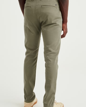 Coupe slim Pantalon chino WE Fashion en beige