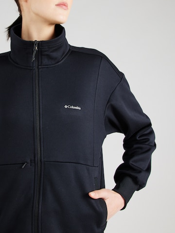 COLUMBIA Sportsweatjacke in Schwarz