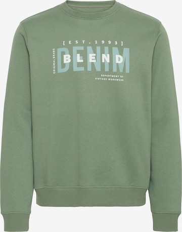 Sweat-shirt 'BHIB' BLEND en vert : devant