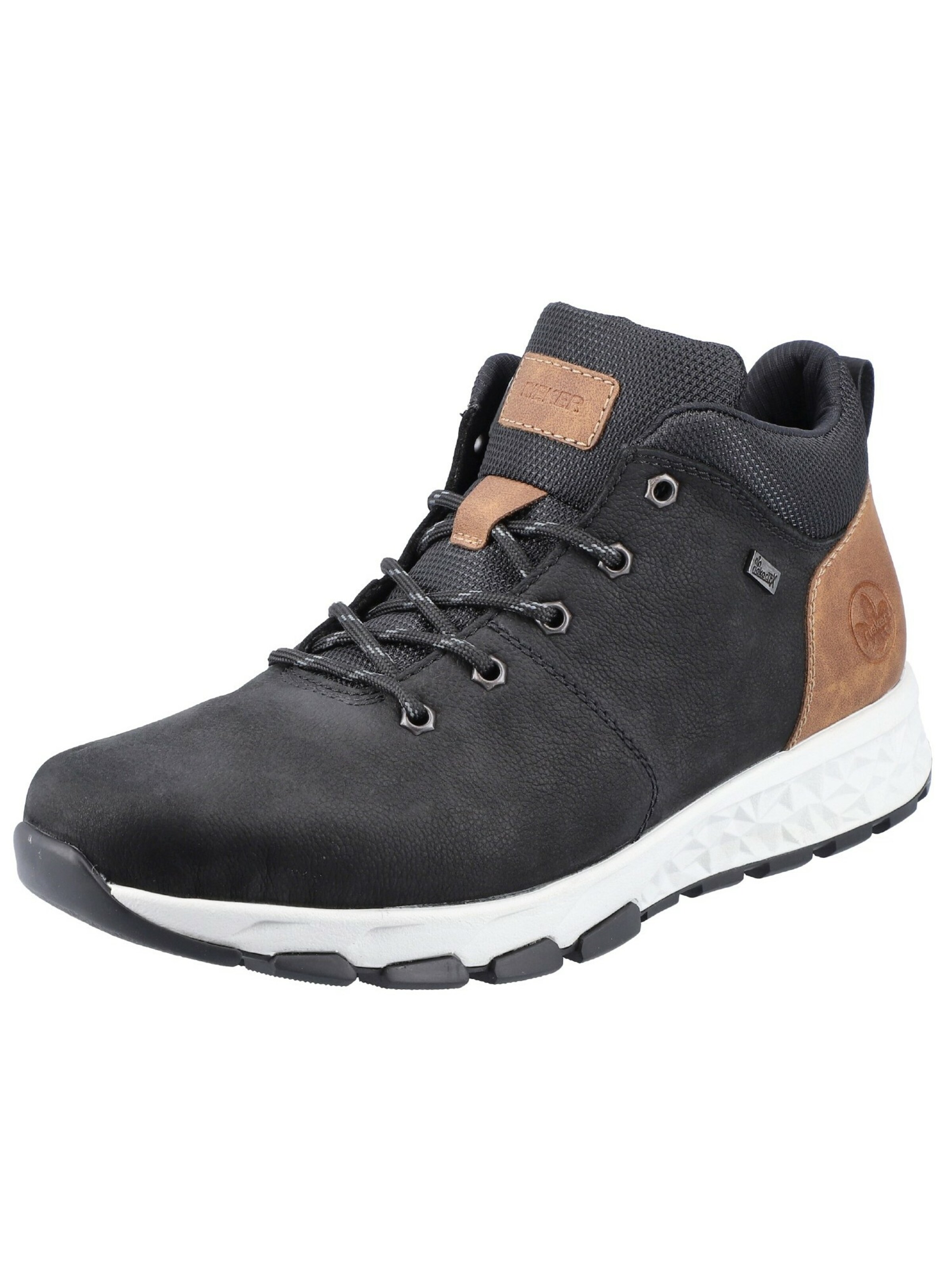 Bottines à lacets Rieker en noir : devant